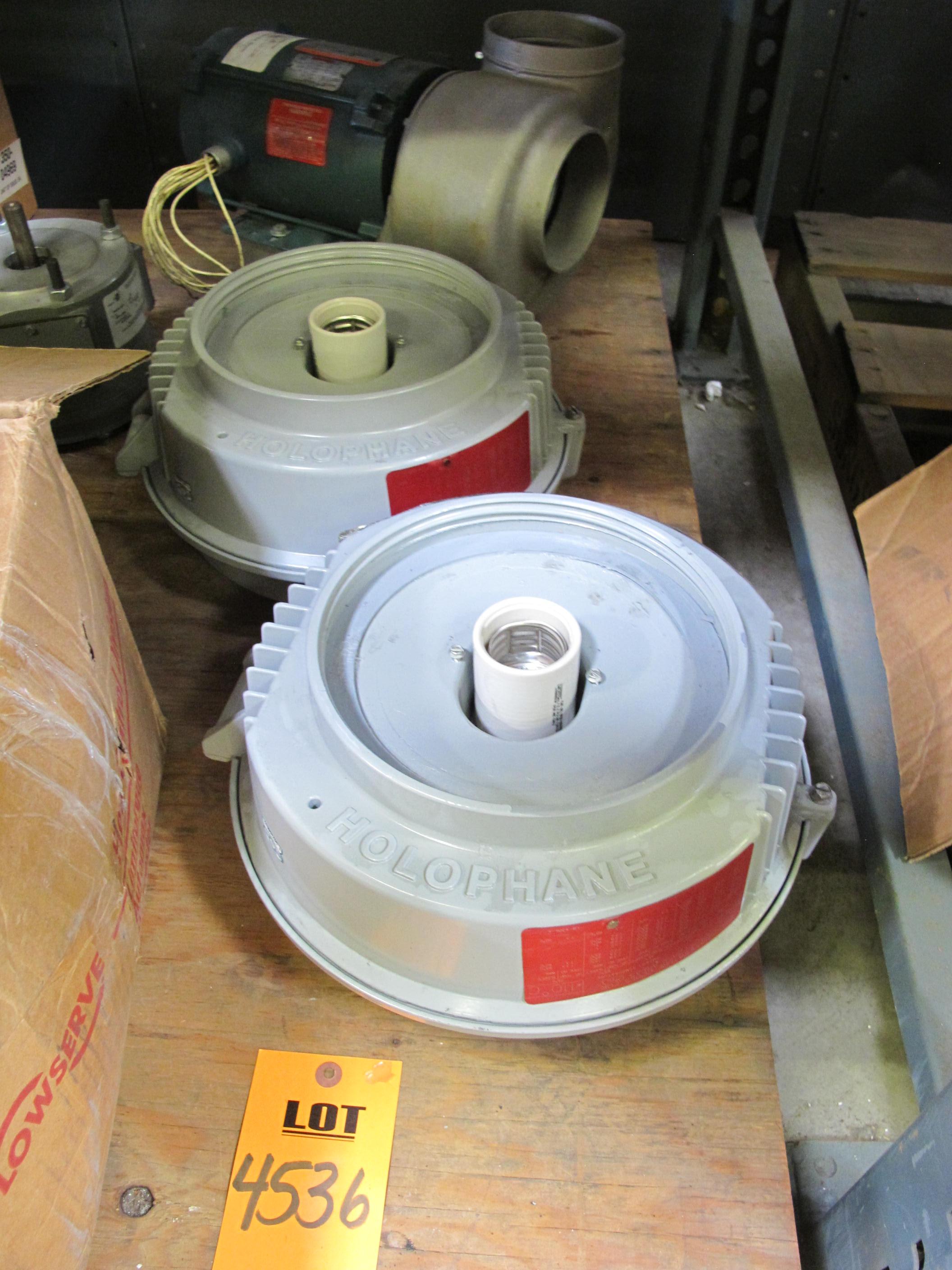 LOT TO INCLUDE PROSSER, JOHNSON CONTROLS, FLOWSERVE: (3) ACTUATOR, 25 PSI MAX RATING, PNEUMATIC KIND. PISTON FOR AIR CONDITIONING, (1) FLOWSERVE MOTOR, 125 VDC, 1900 RPM, NUC,120V, HTR, SMB-000, (1) STERNS SPRING SET DISK BRAKE, HORIZONTAL MOUNTING MOTOR, MODEL#1-055-716-05-XG, 95V, (2) HOLOPHANE LIGHTING FIXTURES, (1) RELIANCE, DUTYMASTER, AC MOTOR, MODEL#P56J2801M-WX. LOADING & HANDLING FEE $15-4536